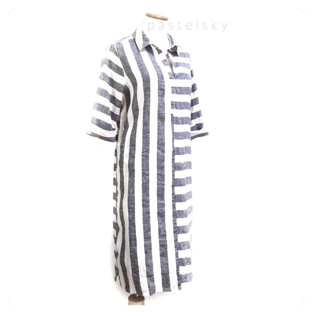 CASLON linen shirtdress - Picture 3 of 8
